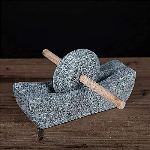 Amazon｜石臼 セット 乳鉢 青石製 漢方薬用品 キッチン用品 薬研 青石